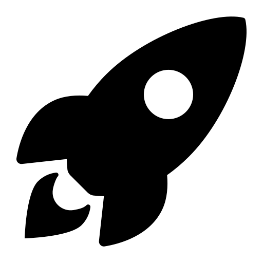 Icon Rakete als Symbol für Gründer und Geschäftsführer